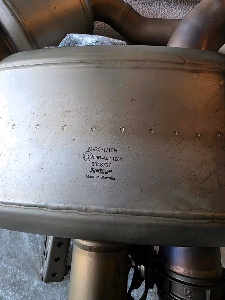 Akrapovic SAGA Titanium Carbon Porsche Panamera Turbo GTS Hybr. ECE - Image 19