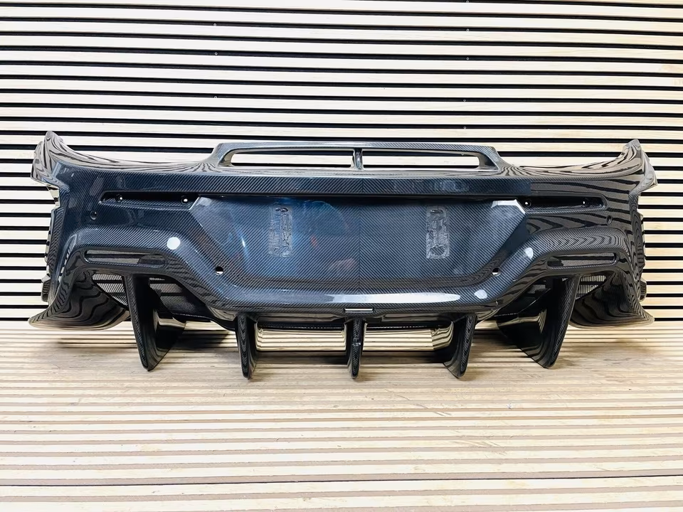 McLaren 600LT diffuser carbon headlight sill splitter - Image 17