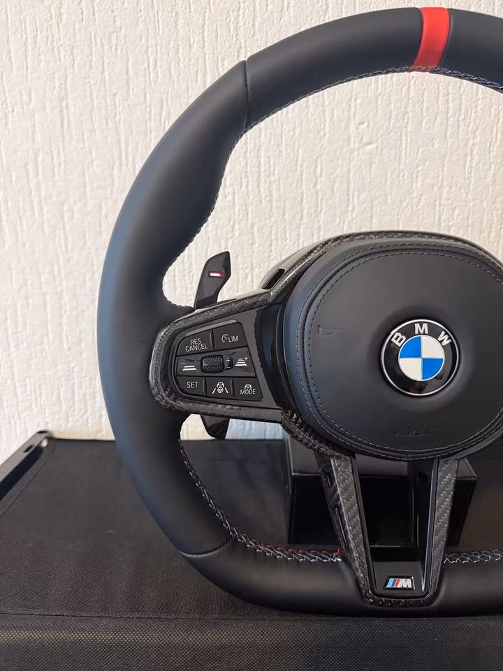 NEW BMW M Performance Steering Wheel Genuine Leather & Real Carbon - Image 12