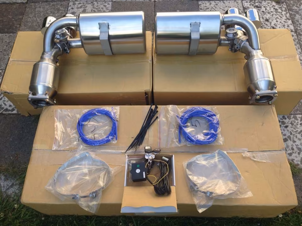 PORSCHE 911 996 Turbo Sport Exhaust 200 Zeller Sport Exhaust System