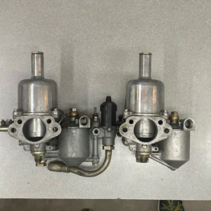 Pair of S.U. H6 Carburetors for Jaguar XK120