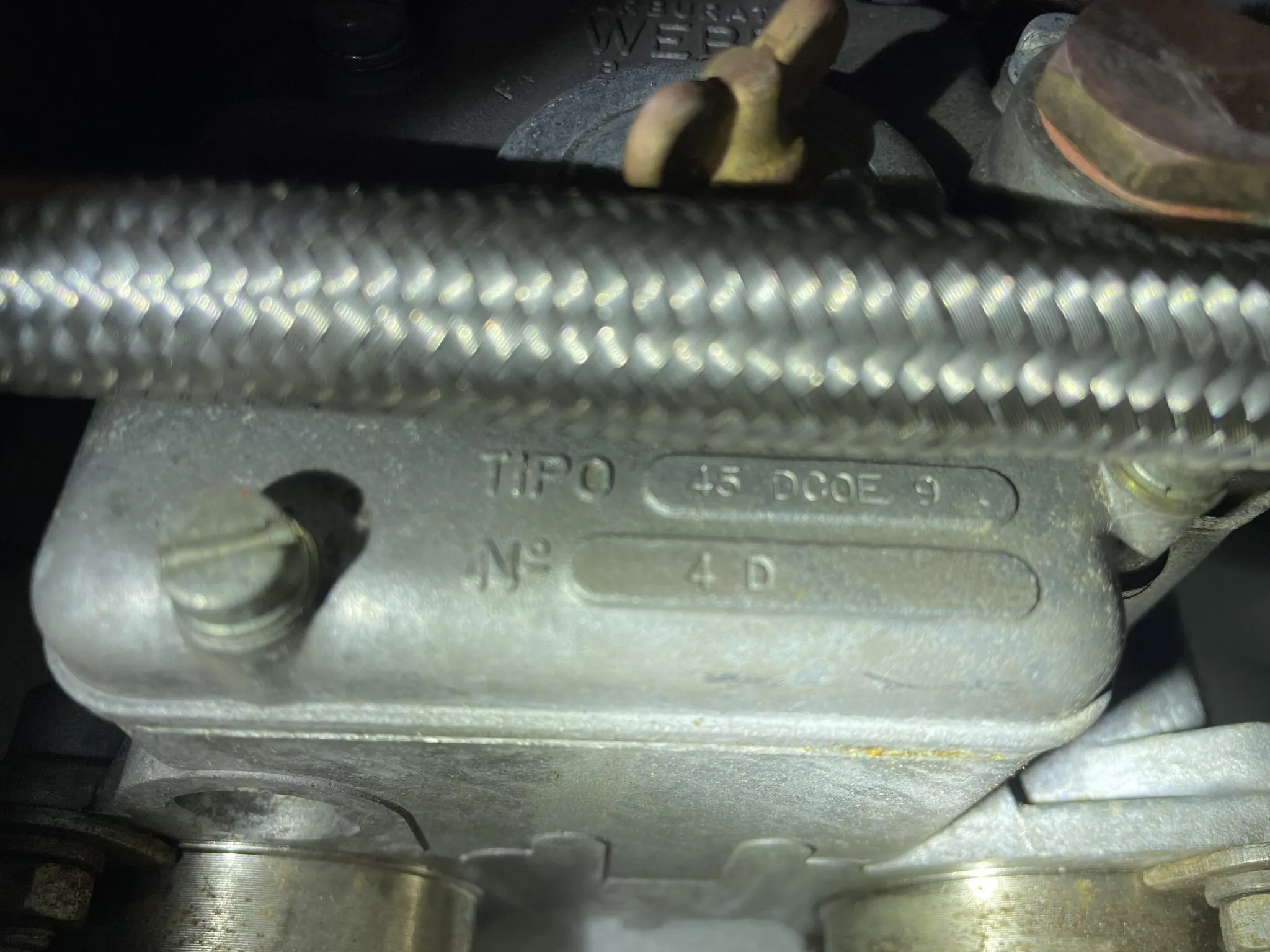 Three Weber 45 DCOE Carburetors and Warneford Intake Manifold for Jaguar - Image 3