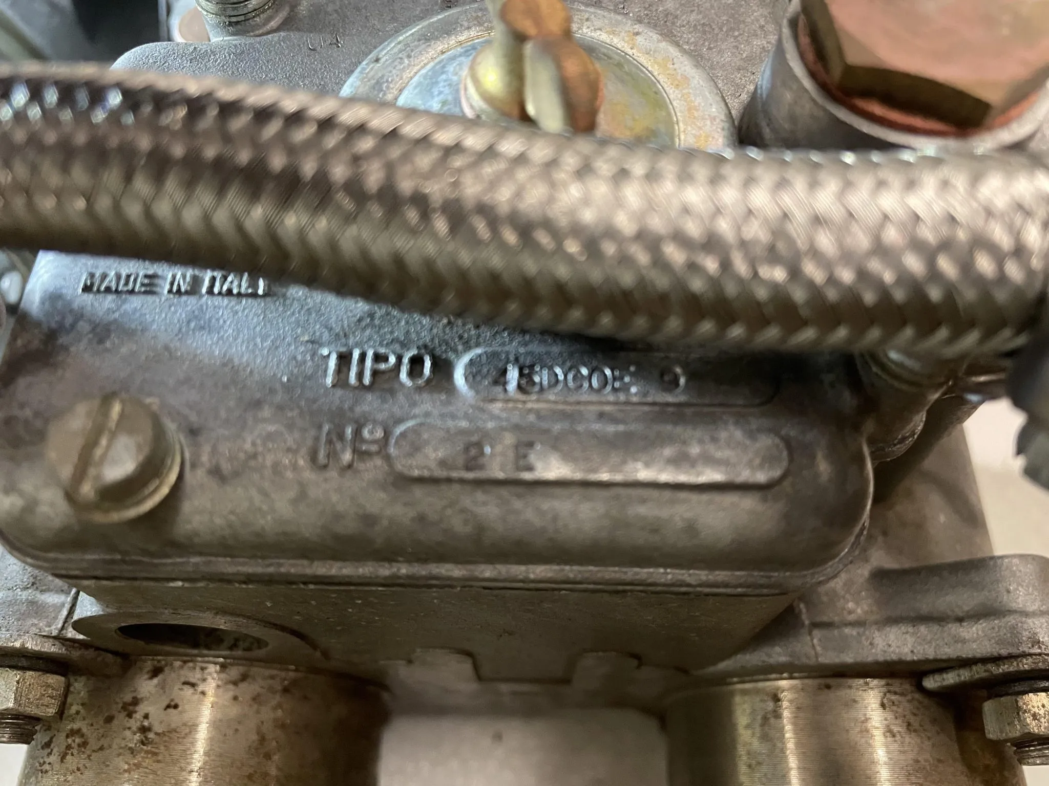 Three Weber 45 DCOE Carburetors and Warneford Intake Manifold for Jaguar - Image 2