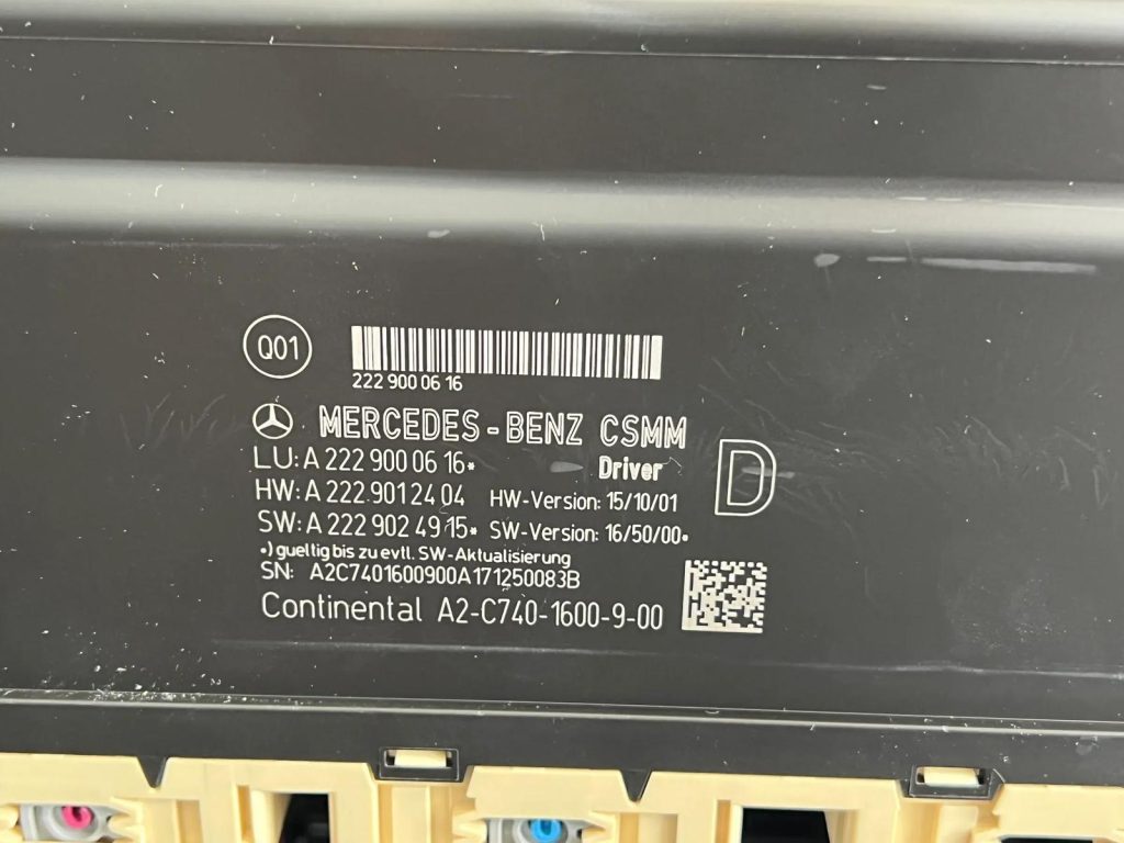 Mercedes-Benz S-Class W222 Front Seat Leather - Image 7