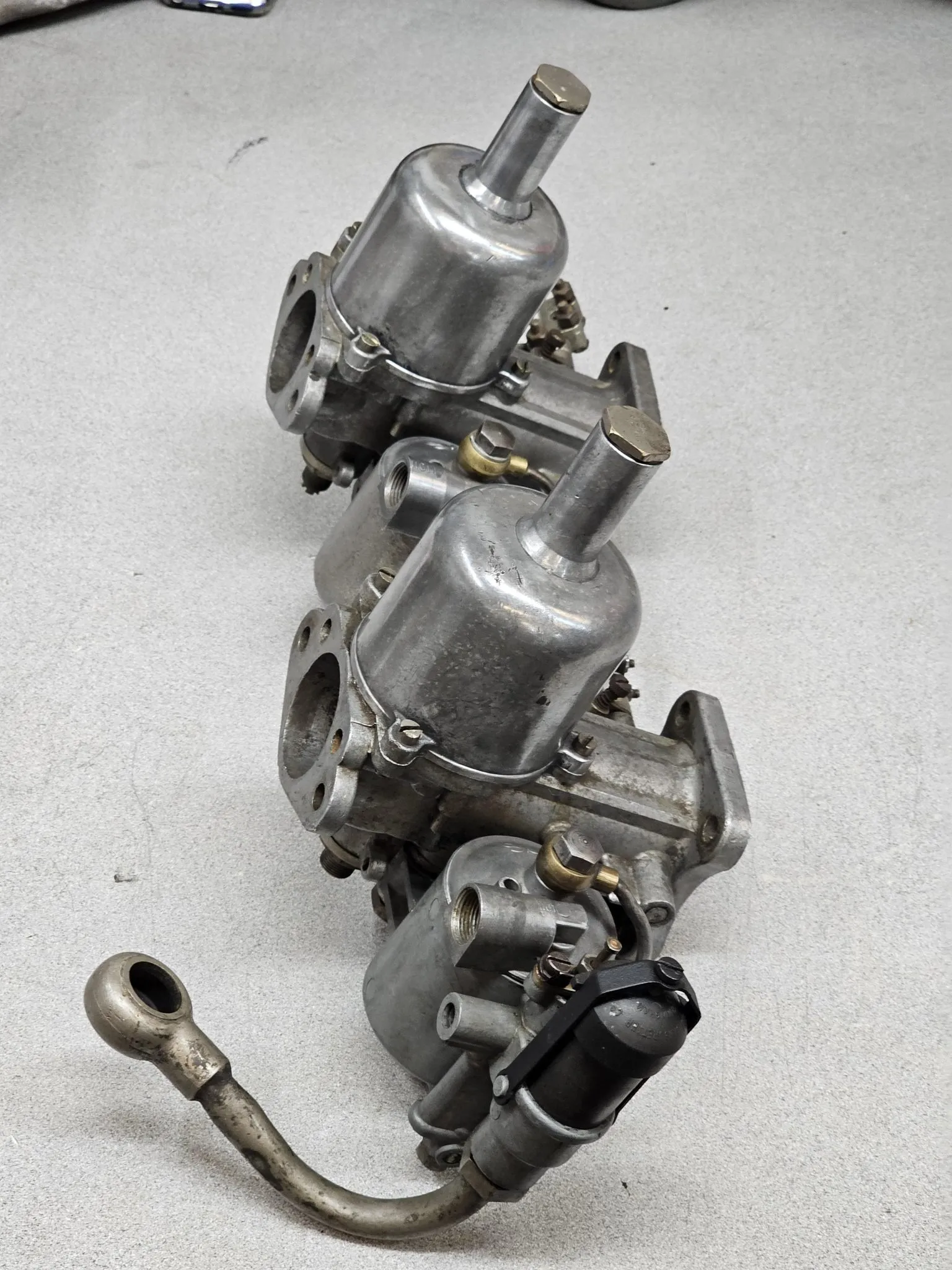Pair of S.U. H6 Carburetors for Jaguar XK120 - Image 8
