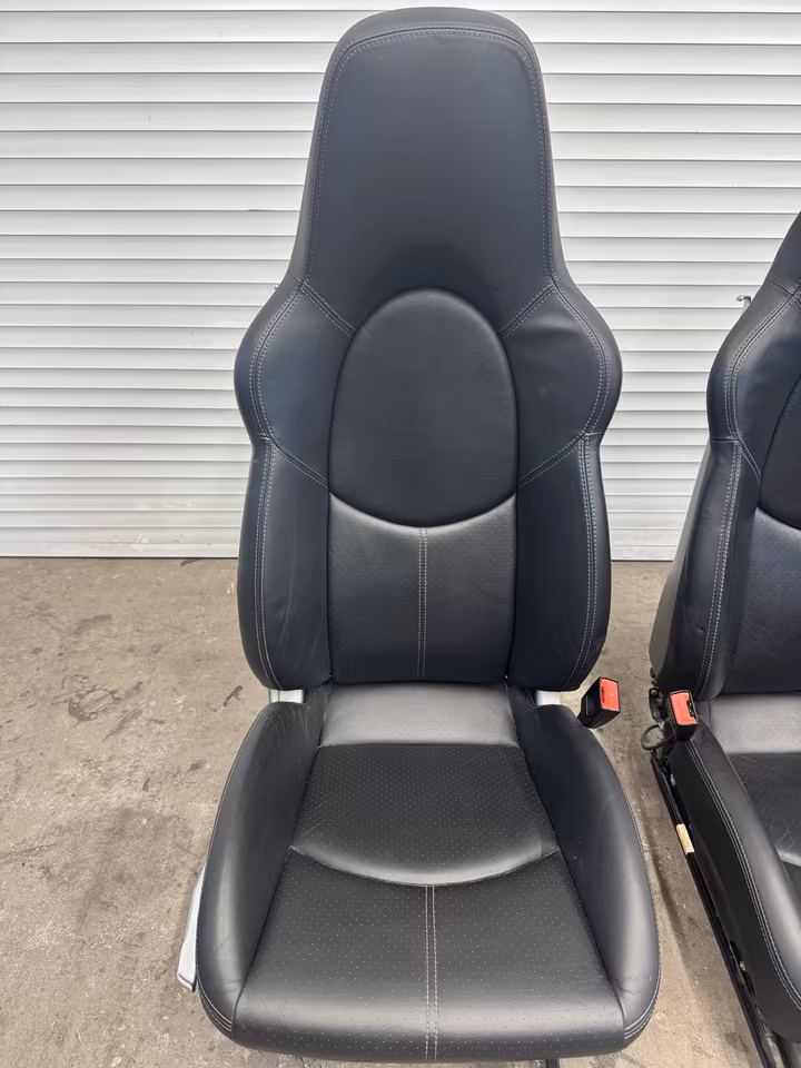 Porsche 997/987 Sport Seats Leather Black - Image 10