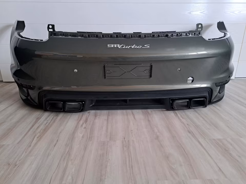 Porsche 911 992 TURBO S Rear Bumper Exhaust Trims