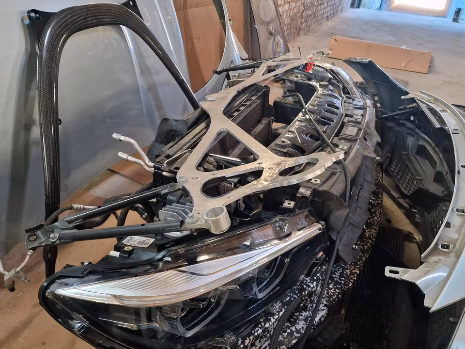 BMW F80 M3 LCI Front Package Bumper Bonnet Radiator Fenders - Image 15