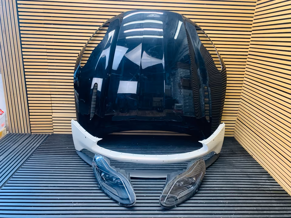 Aston Martin DB11 bumper, headlights, hood