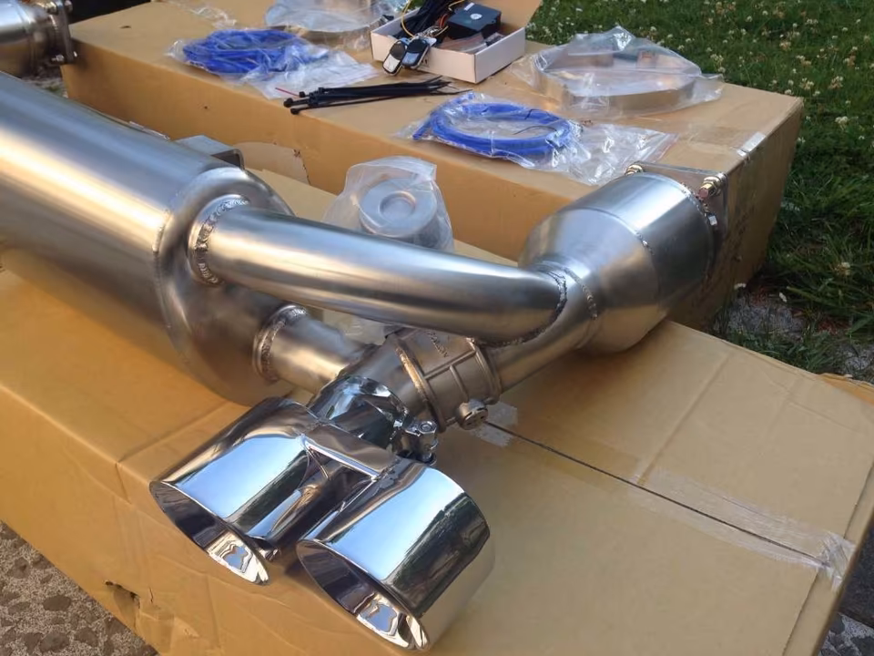 PORSCHE 911 996 Turbo Sport Exhaust 200 Zeller Sport Exhaust System - Image 5