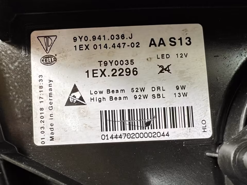 HEADLIGHTS PORSCHE CAYENNE MATRIX GTS 9Y0941036 LEFT RIGHT - Image 2