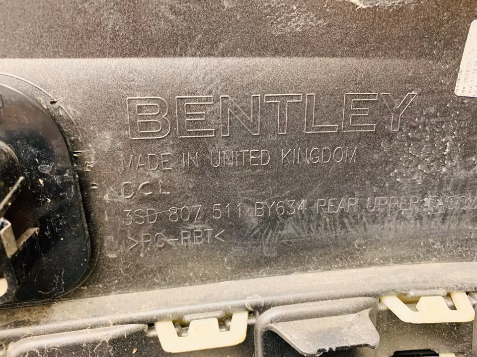 Bentley GT GTC Rear Bumper 3SD807511 - Image 2
