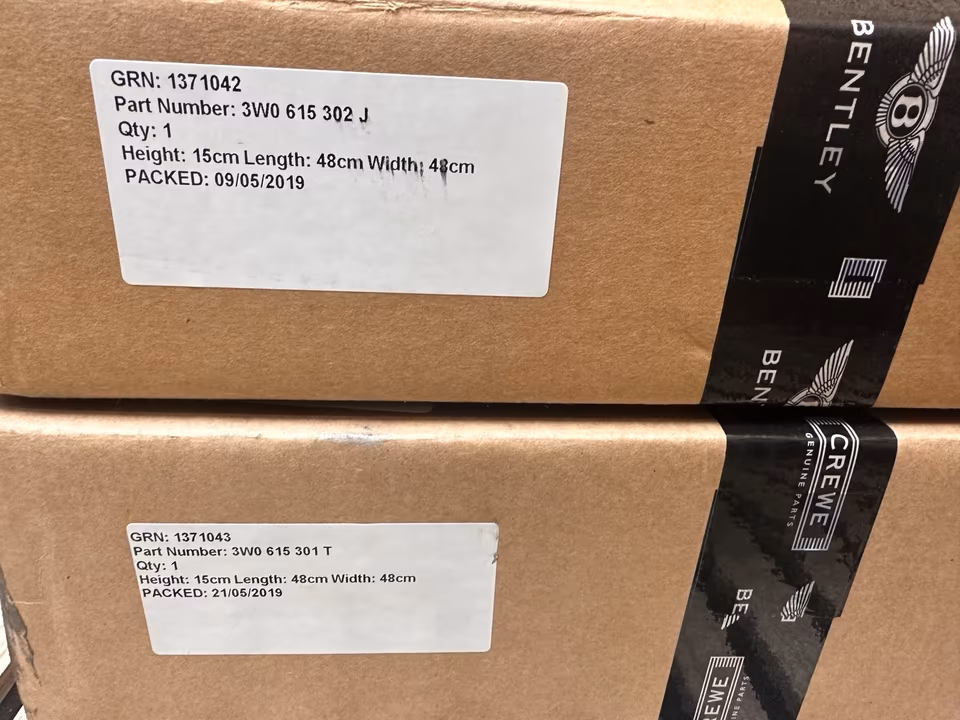 Front Brake Disc Ceramic Bentley GT GTC 3W0615301T 3W0615302J - Image 2