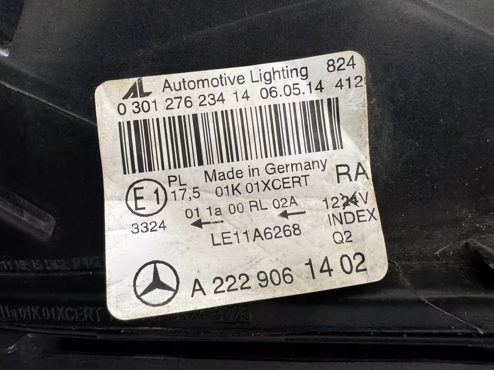 MERCEDES S-CLASS W222 FULL LED A2229061402 RIGHT LEFT - Image 2