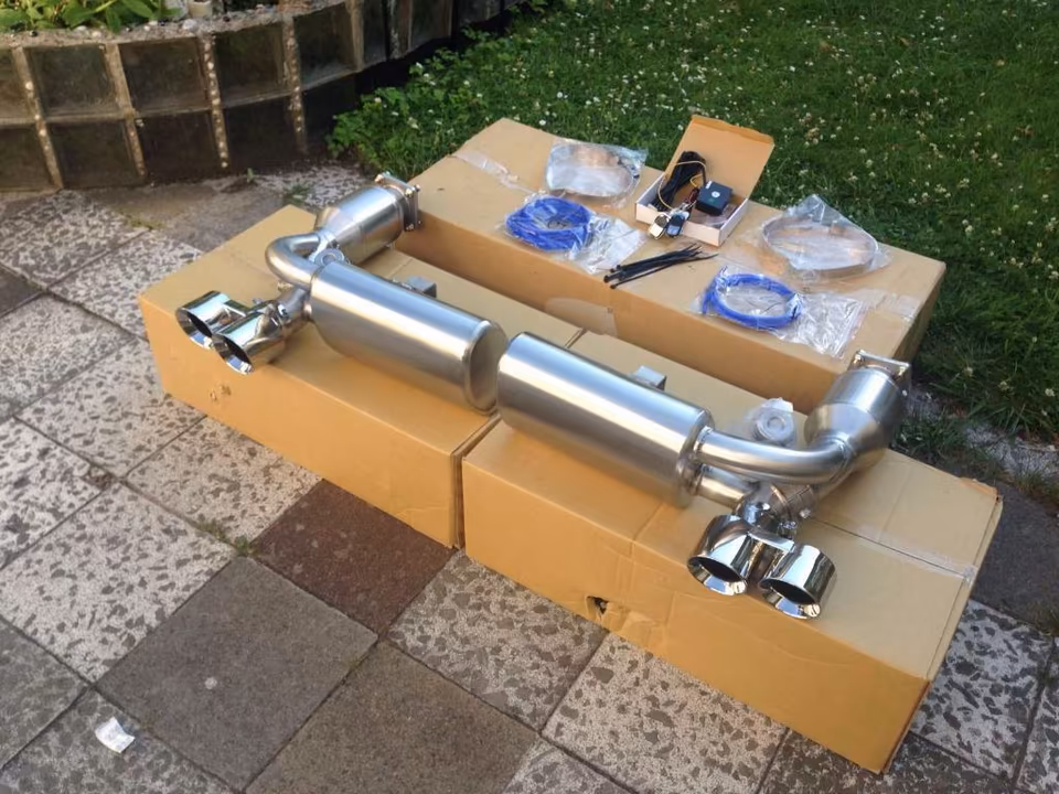 PORSCHE 911 996 Turbo Sport Exhaust 200 Zeller Sport Exhaust System - Image 11