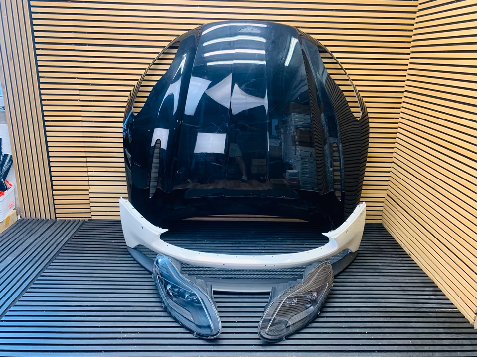 Aston Martin DB11 bumper, headlights, hood - Image 7