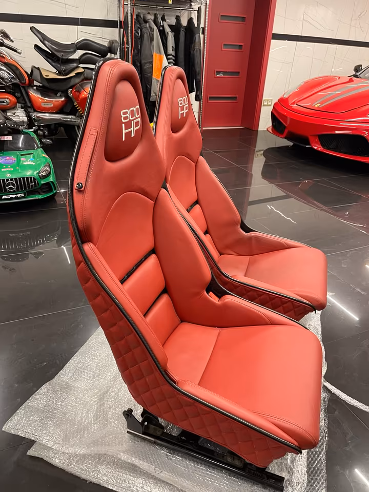 MERCEDES SLR MCLAREN CARBON SEAT PAIR ORIGINAL - Image 8