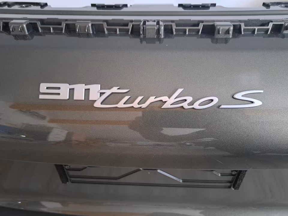 Porsche 911 992 TURBO S Rear Bumper Exhaust Trims - Image 5