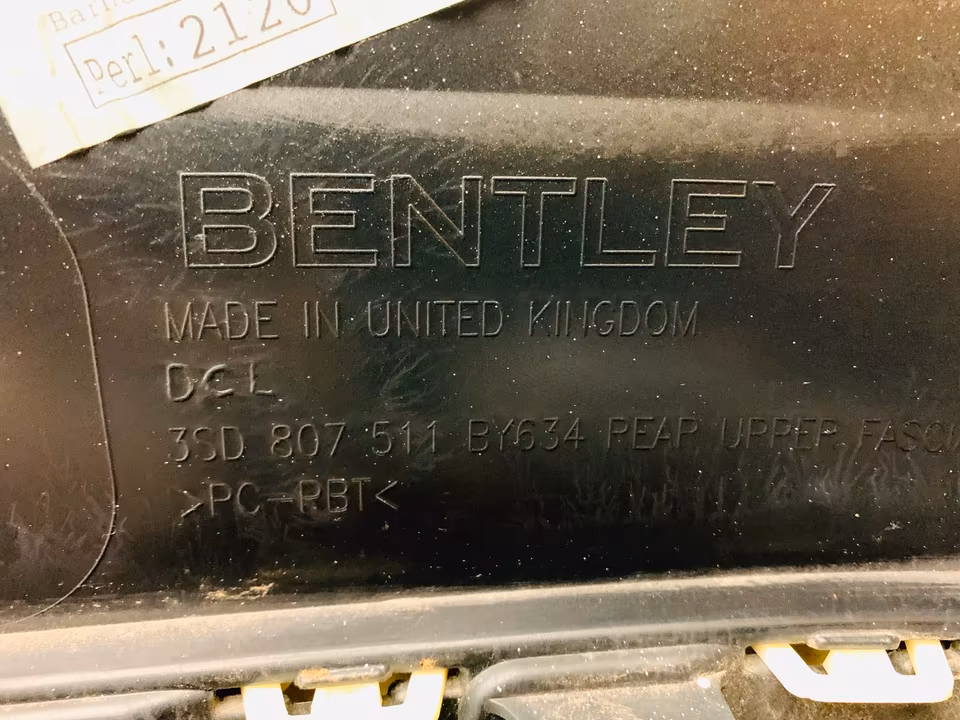 Bentley GT GTC Rear Bumper 3SD807511 3SD807527 - Image 3