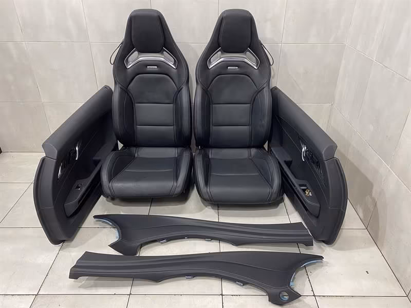 MERCEDES GTR C190 R190 AMG GTR GTC Seat Sitz RECARO LEATHER - Image 12