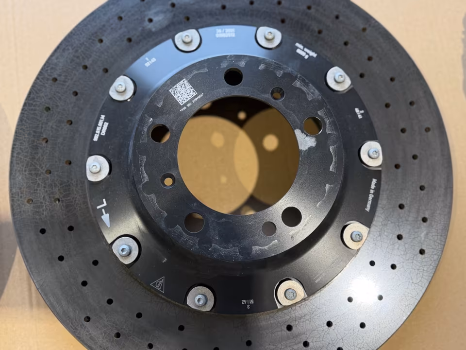 PORSCHE 911 TURBO S 992 CERAMIC BRAKE BRAKE CALIPERS BLACK - Image 14