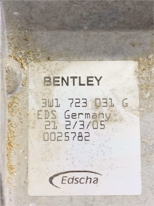 Bentley GT Pedal Accelerator Pedal Brake Pedal 3W1723139 3W1721503A - Image 2