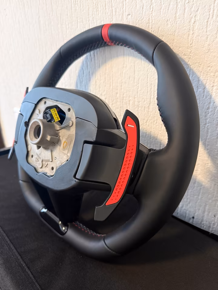 NEW BMW M Performance Steering Wheel Genuine Leather & Real Carbon - Image 4