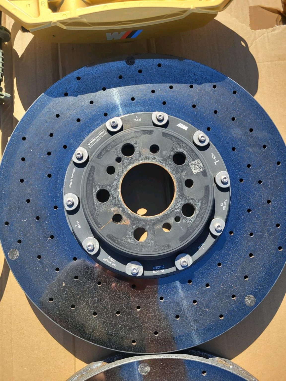 OEM BMW M Carbon Ceramic Brake Kit - Image 7