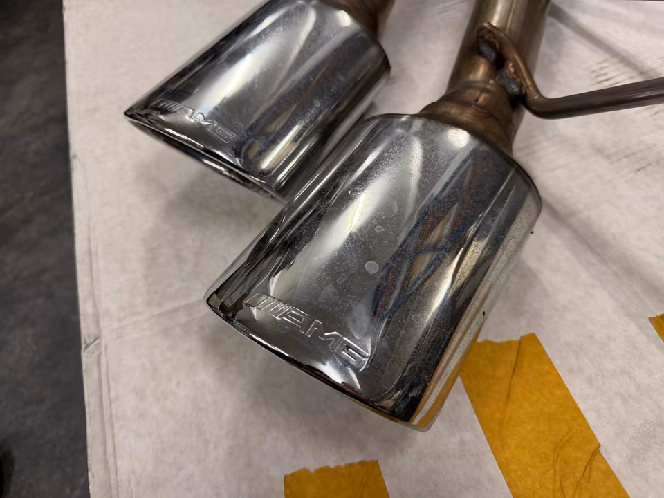 Mercedes G63 AMG exhaust system W463 2017 as good as new G Class - Image 3