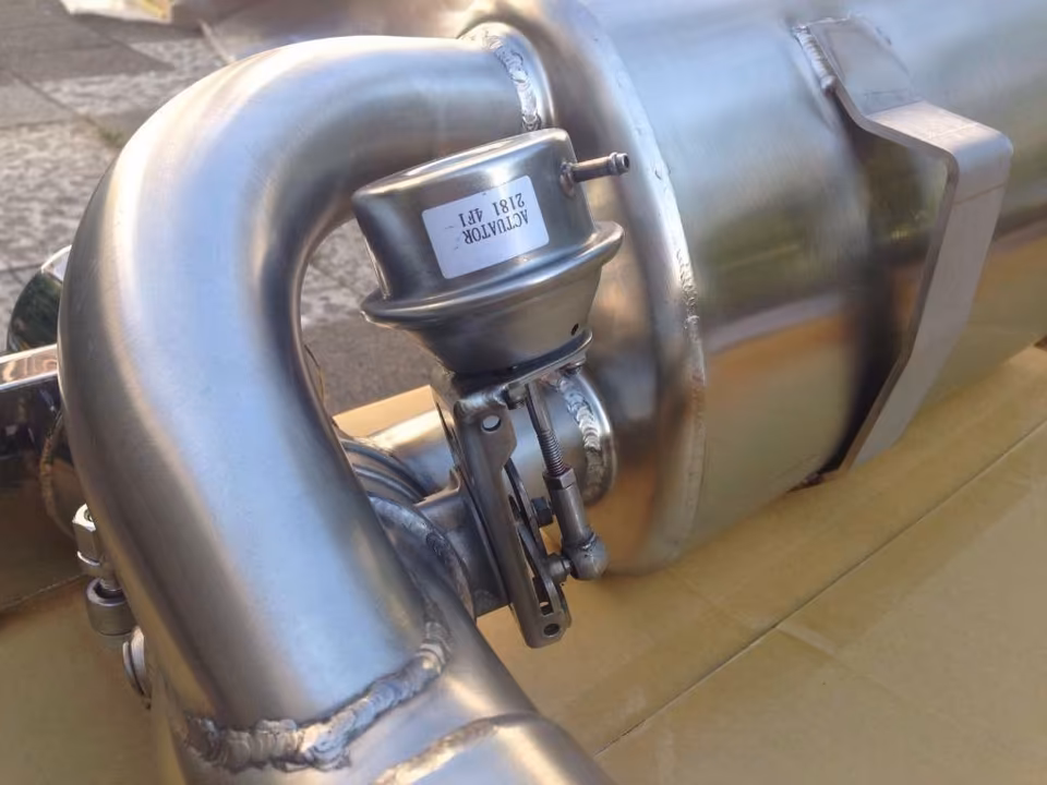 PORSCHE 911 996 Turbo Sport Exhaust 200 Zeller Sport Exhaust System - Image 6