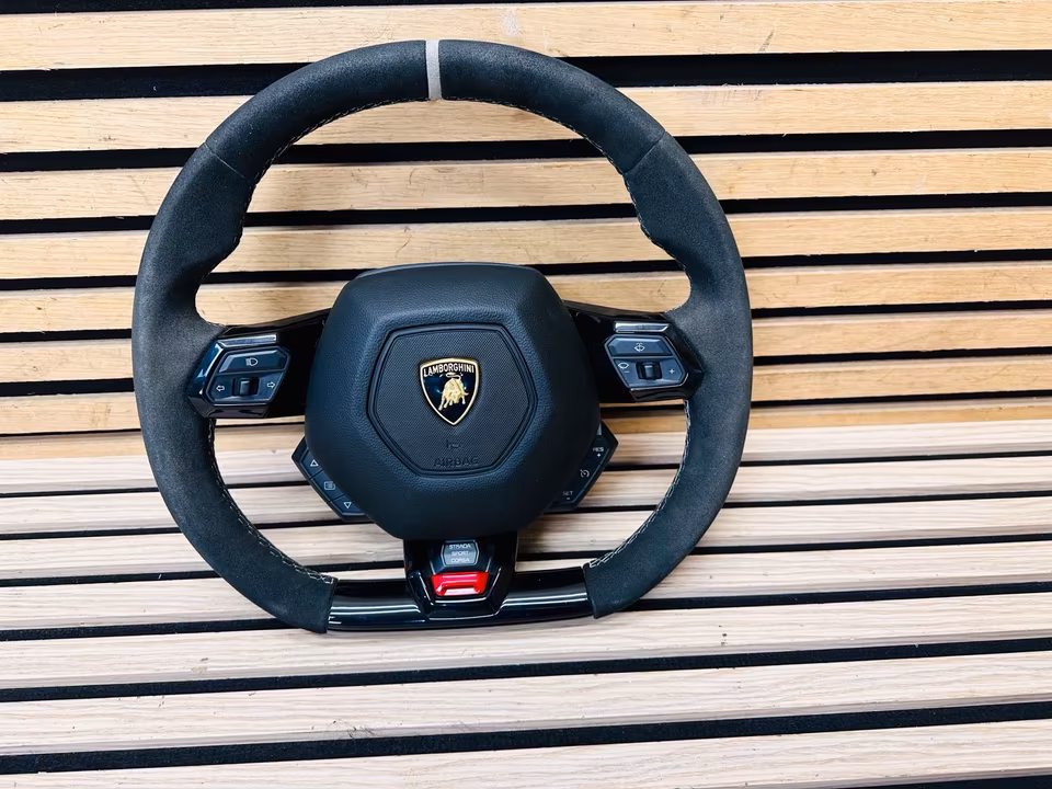 Lamborghini HURACAN Performante Steering Wheel alcantara 4T0419091 - Image 7