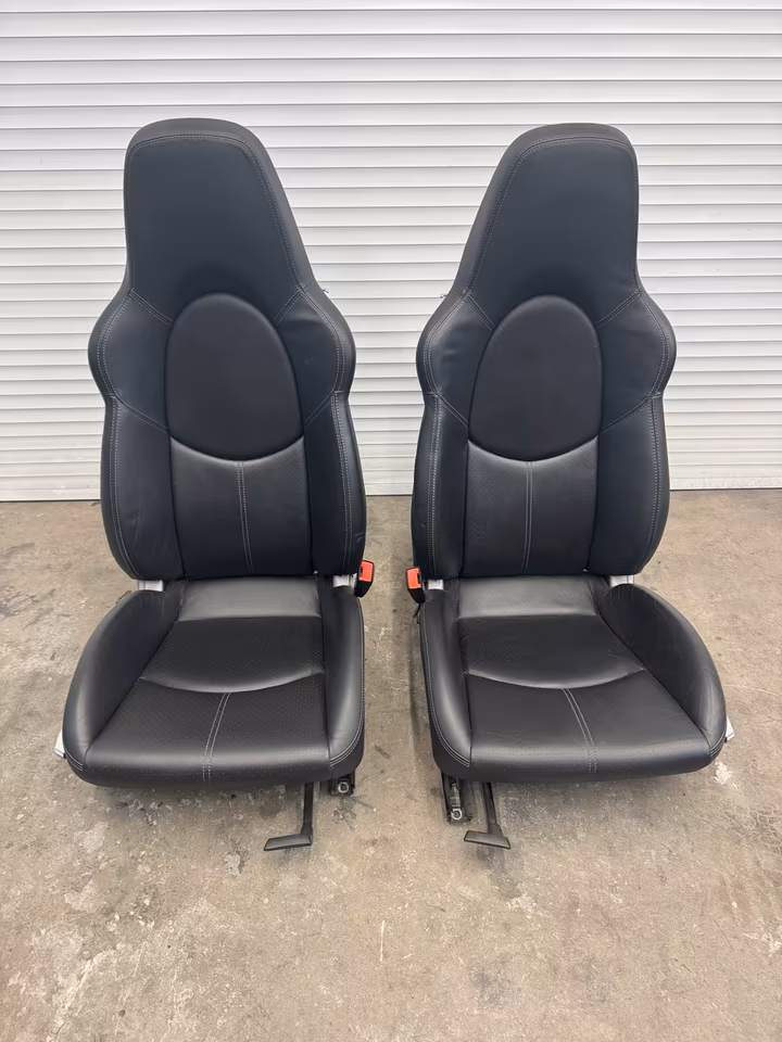 Porsche 997/987 Sport Seats Leather Black