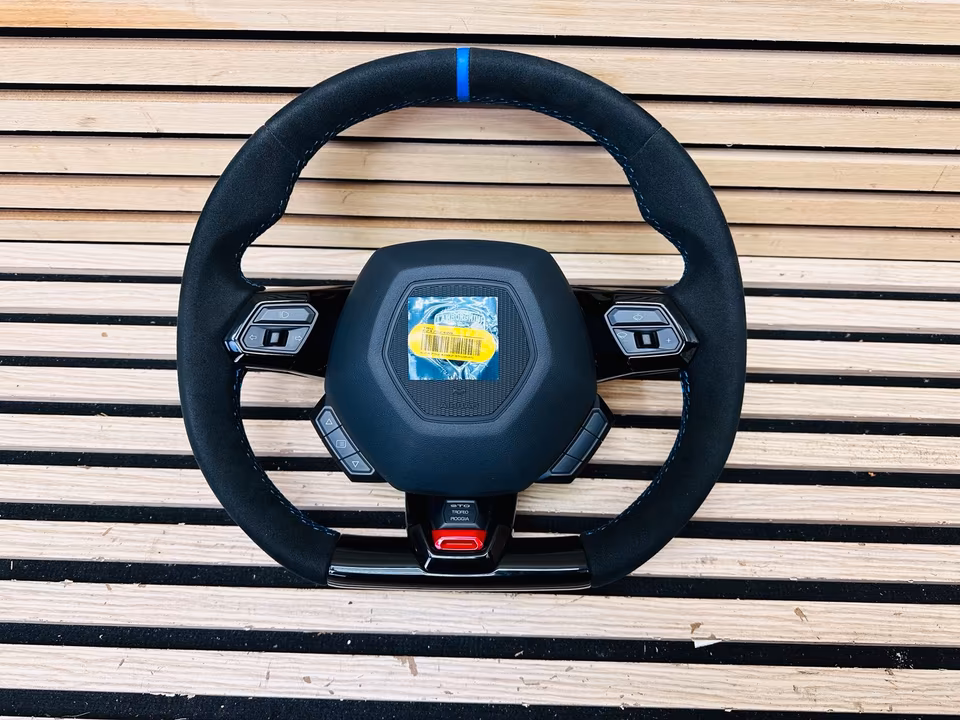 Lamborghini Huracan STO Steering Wheel Alcantara 4T0419091 - Image 8