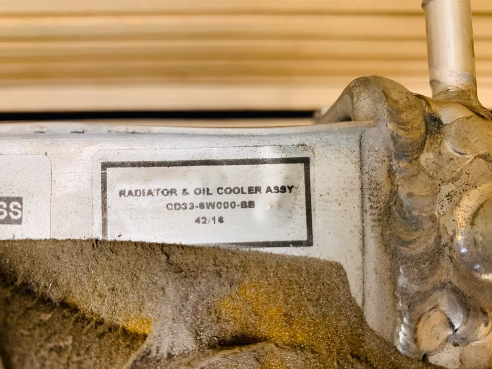 Aston Martin Vanquish Water Cooler Radiator CD338W000BB - Image 2