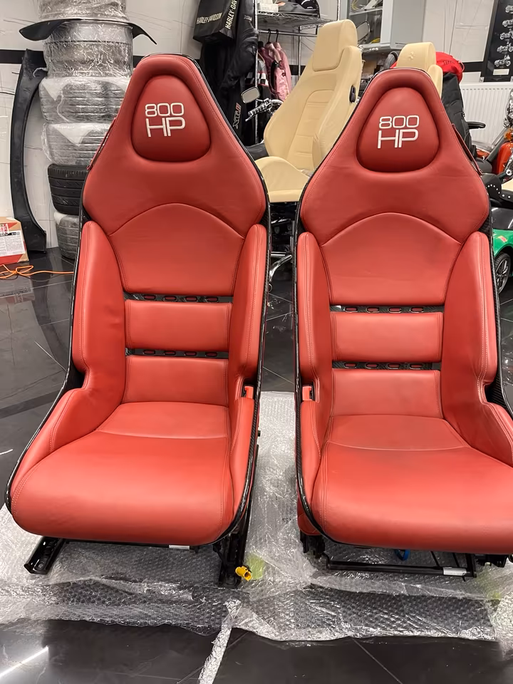 MERCEDES SLR MCLAREN CARBON SEAT PAIR ORIGINAL - Image 7
