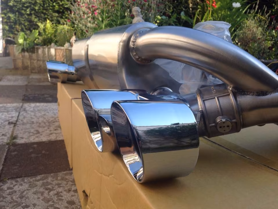 PORSCHE 911 996 Turbo Sport Exhaust 200 Zeller Sport Exhaust System - Image 8