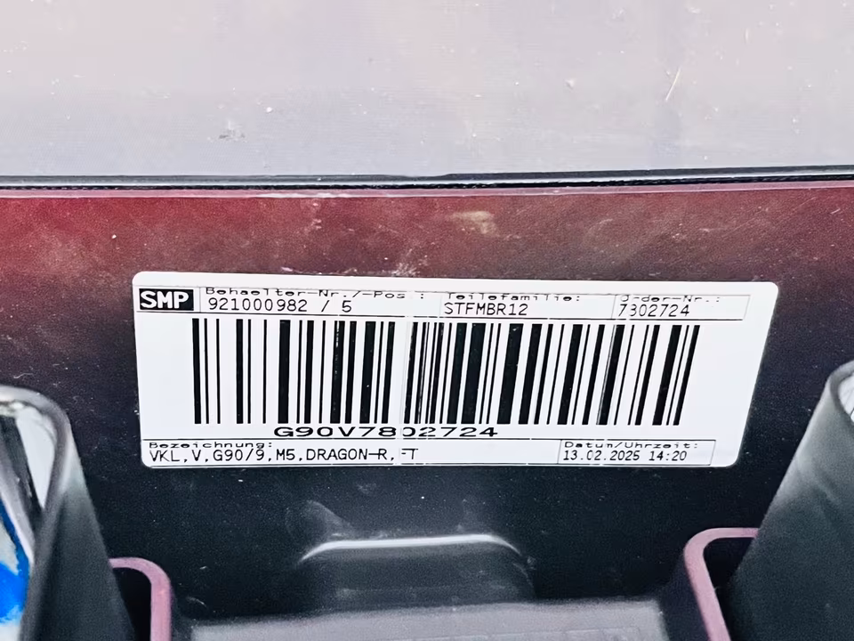 BMW M5 G90 M Bumper Complete Grille Grille C68 - Image 2