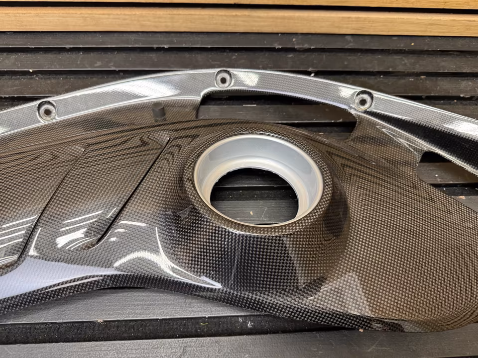 Ferrari 296 Carbon Cover Engine Left 777307 - Image 4