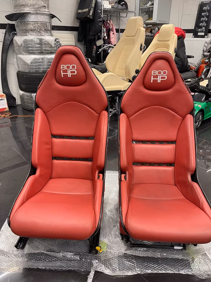 MERCEDES SLR MCLAREN CARBON SEAT PAIR ORIGINAL - Image 11