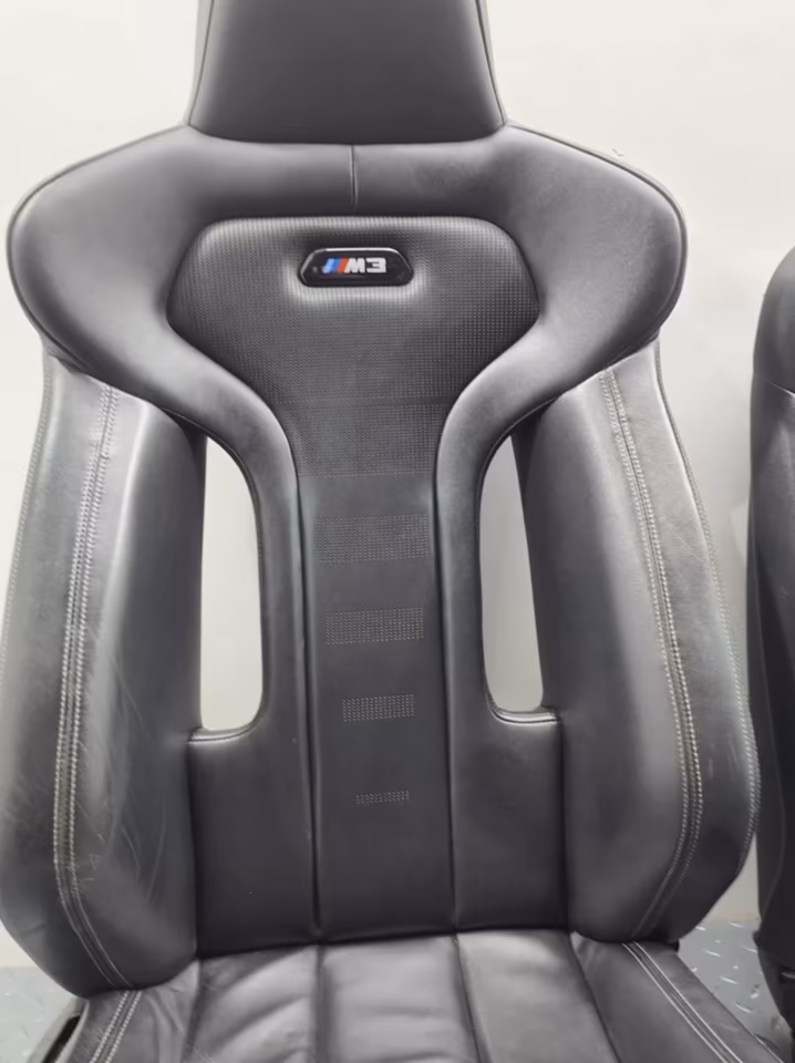 2x BMW M3 F80 Competition Seats Right Left Leather Merino Black - Image 6