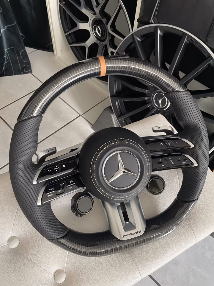 Mercedes AMG Sport Steering Wheel Carbon R232 SL63 W223 W463 W206 W213