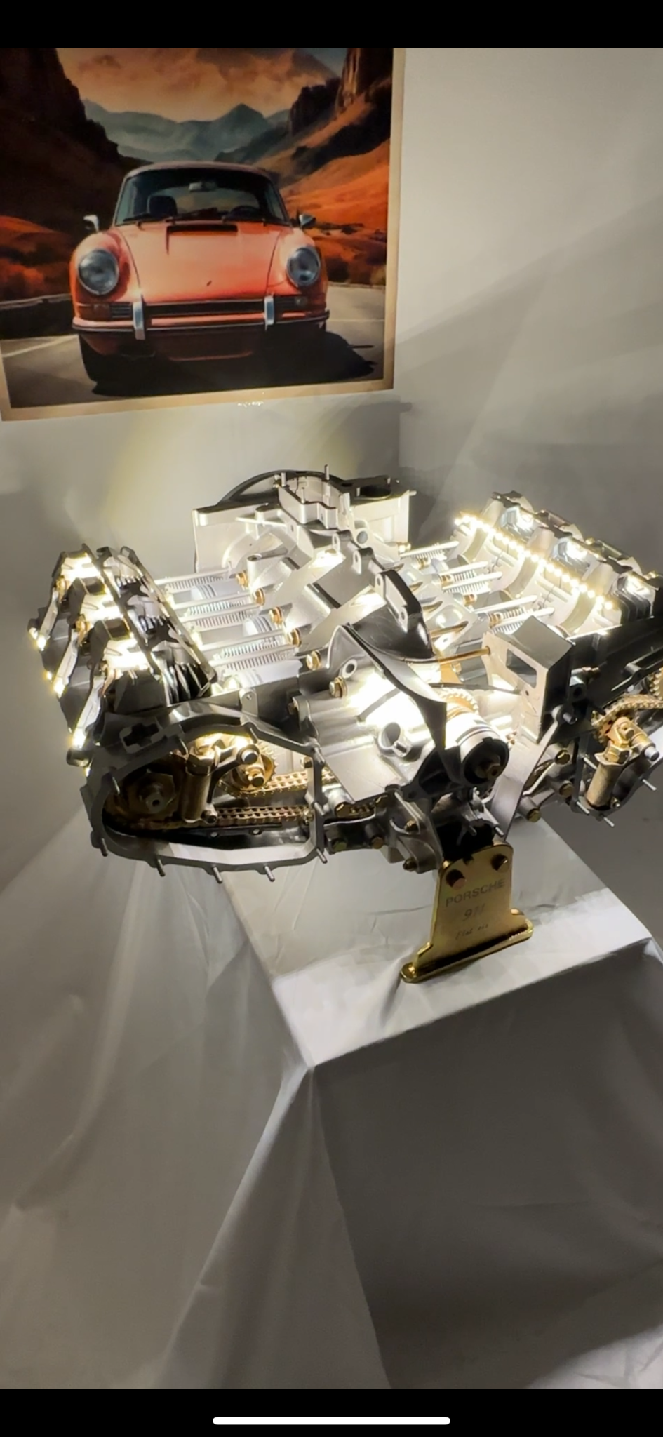 Porsche 911 Flat-Six Engine Kinetic Display - Image 31