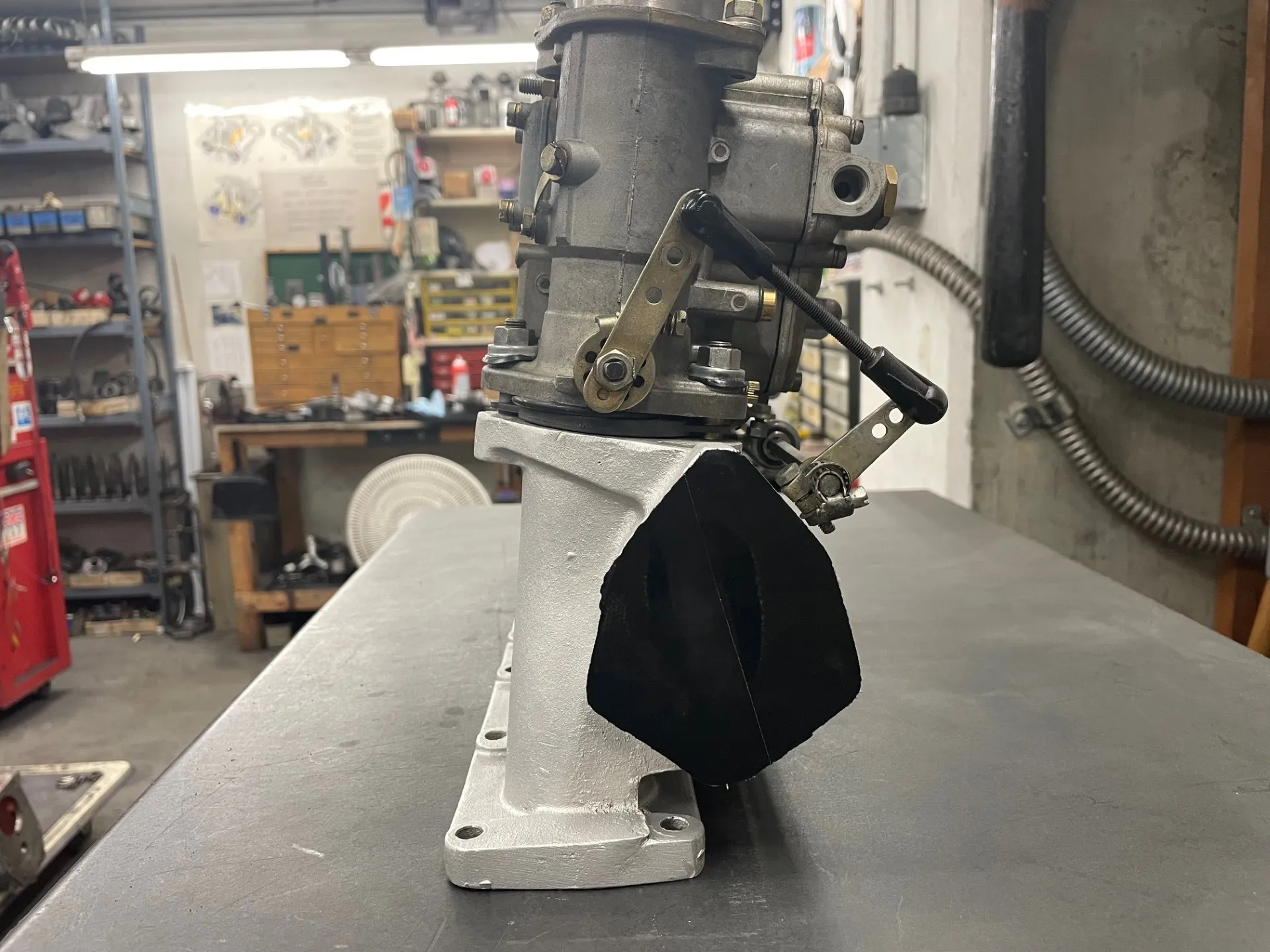 Three Weber 45 DCOE Carburetors and Warneford Intake Manifold for Jaguar - Image 3