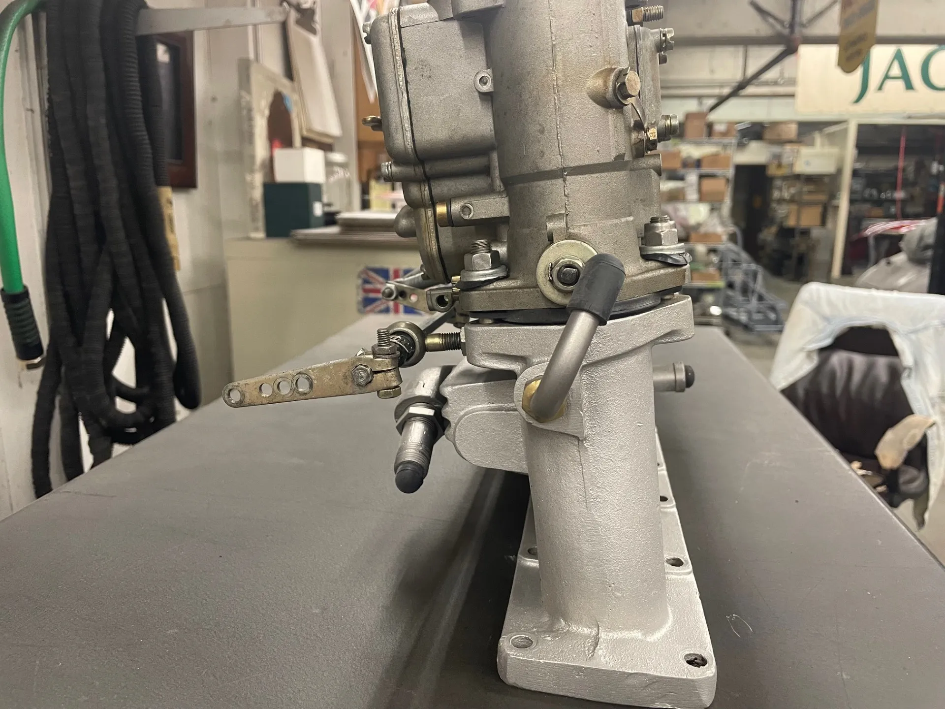 Three Weber 45 DCOE Carburetors and Warneford Intake Manifold for Jaguar - Image 2