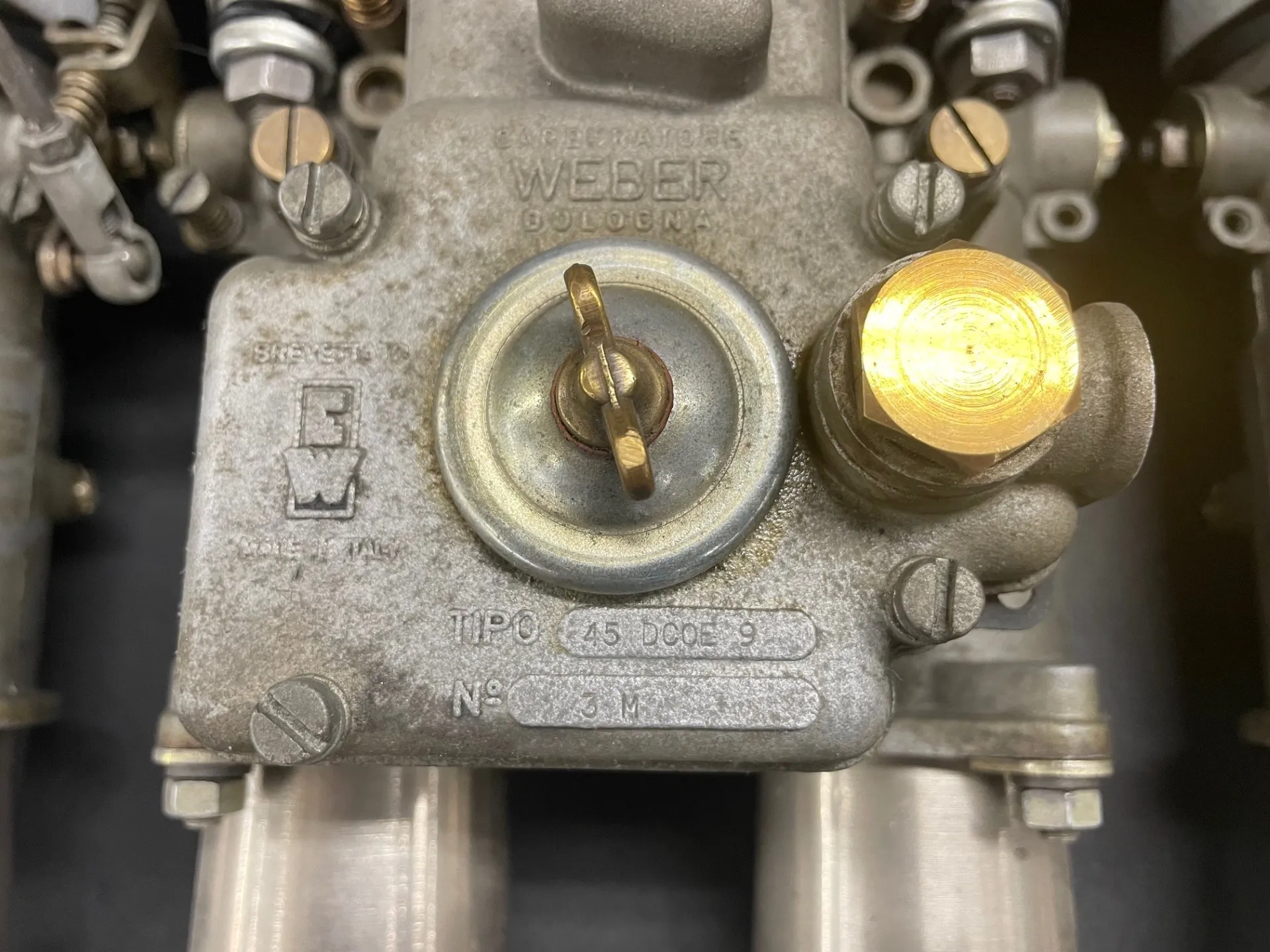 Three Weber 45 DCOE Carburetors and Warneford Intake Manifold for Jaguar - Image 11