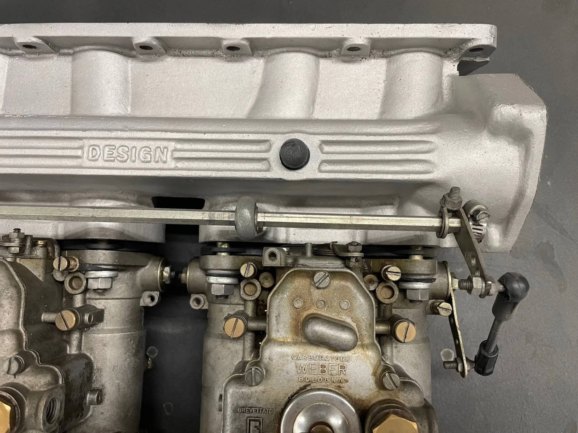 Three Weber 45 DCOE Carburetors and Warneford Intake Manifold for Jaguar - Image 5