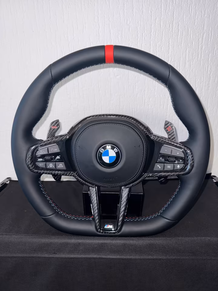 NEW BMW M Performance Steering Wheel Genuine Leather & Real Carbon - Image 10
