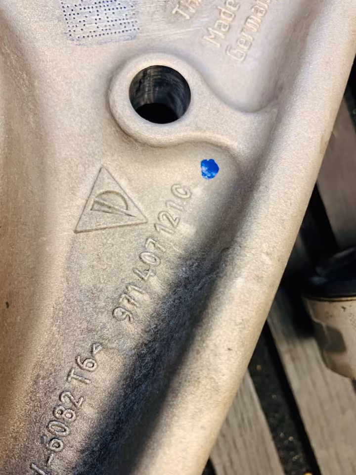 Bentley GT GTC Engine Mount Steering Knuckle Control Arm 971407246L - Image 4