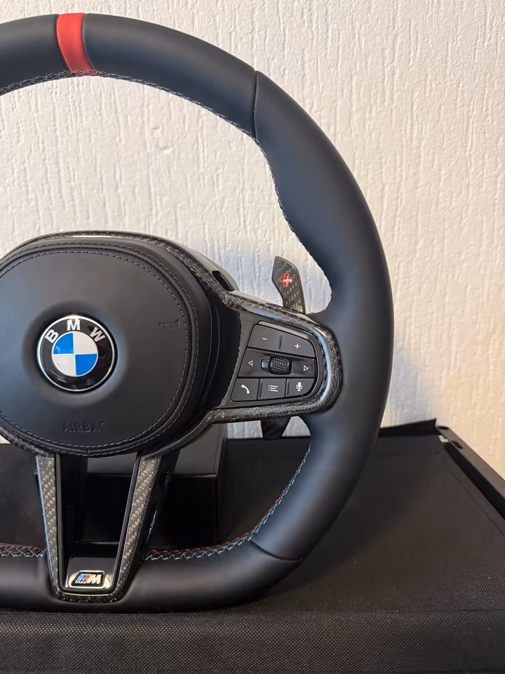 NEW BMW M Performance Steering Wheel Genuine Leather & Real Carbon - Image 11