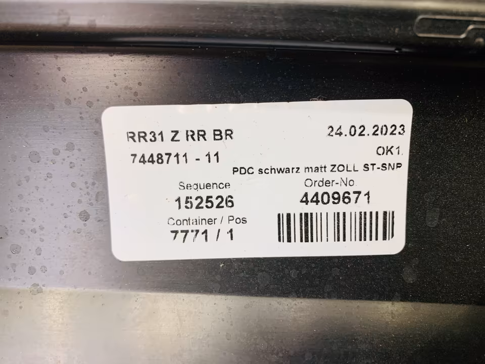 Rolls Royce Cullinan Bumper Fender Exhaust Length Door List - Image 20